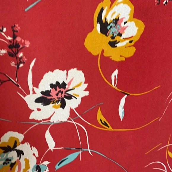 Floral Coral Kimono Cardigan - Picture 6 of 7